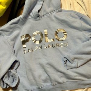 Polo Baby Blue Hoodie